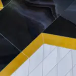 Pavimento geometrico elegante e moderno.